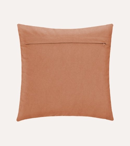 Cojín Inca Efecto Tufteado de Algodón y Poliéster