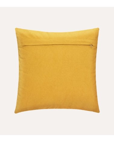 Cojín Inca Efecto Tufteado de Algodón y Poliéster