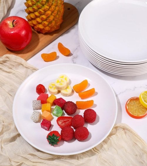 Plato Llano Ivory de Melamina