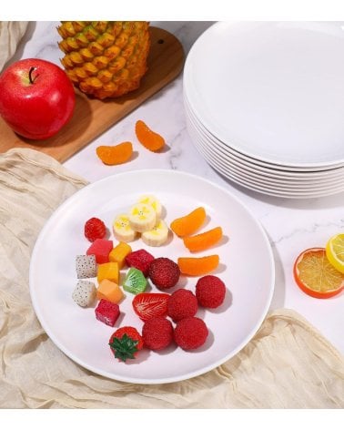 Plato Llano Ivory de Melamina