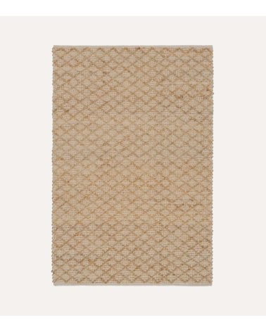 Alfombra Natural de Tejido de Yute y Algodón