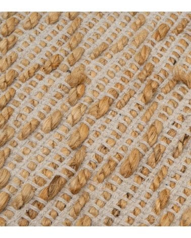 Alfombra Natural de Tejido de Yute y Algodón