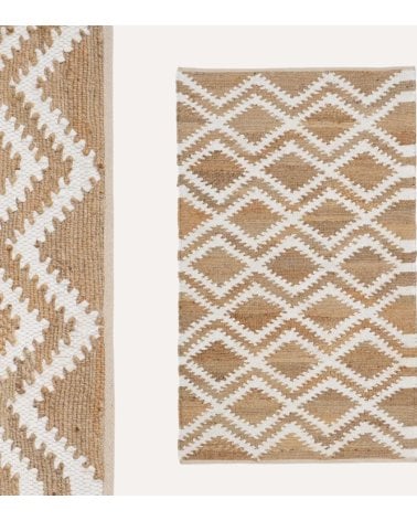 Alfombra Natur de Tejido de Yute y Algodón