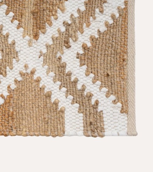 Alfombra Natur de Tejido de Yute y Algodón