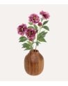 Peonias Decorativas de Poliéster y Plástico