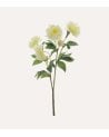 Peonias Decorativas de Poliéster y Plástico