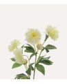 Peonias Decorativas de Poliéster y Plástico