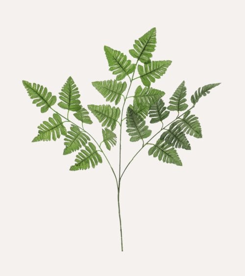 Hojas de Helecho Decorativa de Poliéster y Plástico