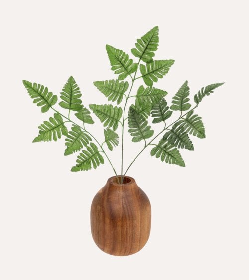 Hojas de Helecho Decorativa de Poliéster y Plástico