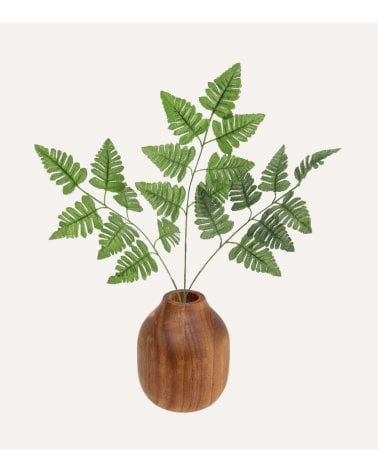 Hojas de Helecho Decorativa de Poliéster y Plástico