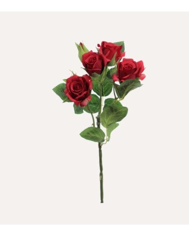 Rosas Clásicas Decorativas de Poliéster y Plástico