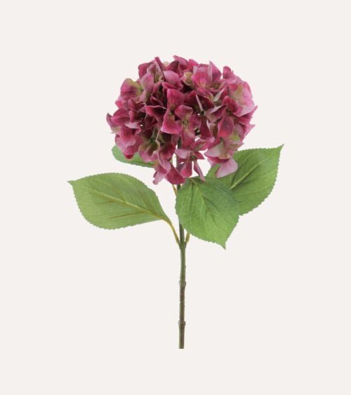 Hydrangea Decorativa de Poliéster y Plástico
