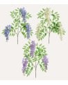 Tallo de Wisteria Decorativo de Poliéster y Plástico