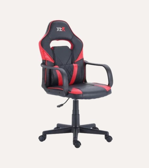 Silla de Oficina Gamer TRX Giratoria con Cojín Lumbar