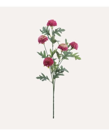 Tallo de Mini Dahlias Decorativas de Poliéster y Plástico