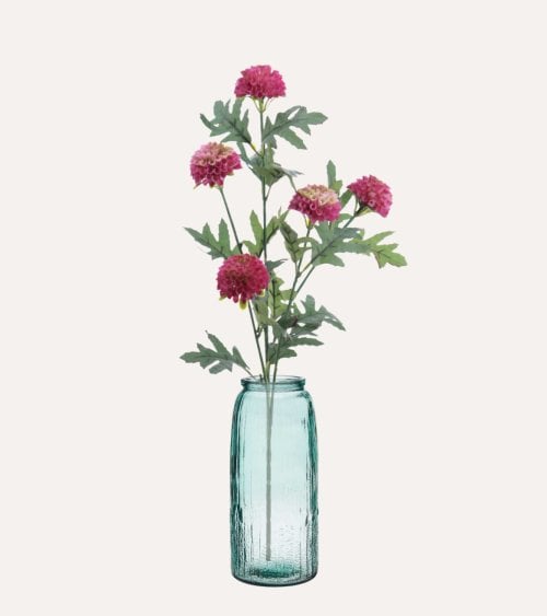 Tallo de Mini Dahlias Decorativas de Poliéster y Plástico