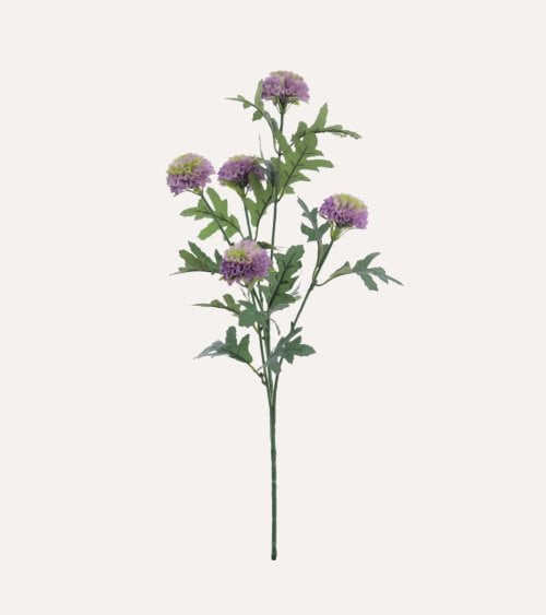 Tallo de Mini Dahlias Decorativas de Poliéster y Plástico