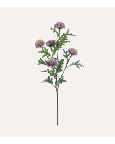 Tallo de Mini Dahlias Decorativas de Poliéster y Plástico