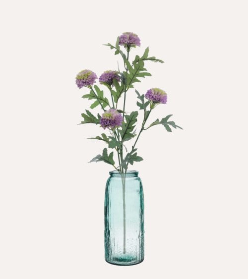 Tallo de Mini Dahlias Decorativas de Poliéster y Plástico