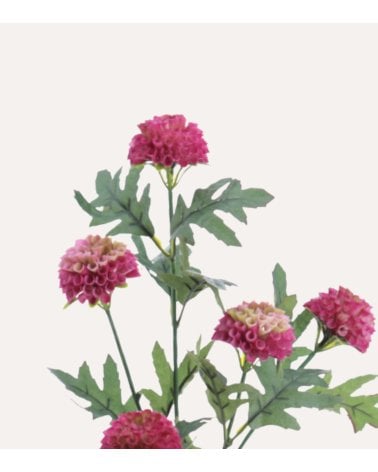 Tallo de Mini Dahlias Decorativas de Poliéster y Plástico