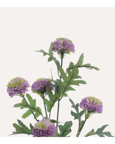 Tallo de Mini Dahlias Decorativas de Poliéster y Plástico