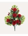 Ramo Decorativo Capullos de Rosas de Poliéster y Plástico