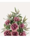Ramo Decorativo Peonias Vintage de Poliéster y Plástico