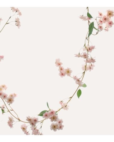 Guirnalda Decorativa Flor de Almendro de Poliéster y Plástico