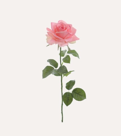 Rosa Diamante Decorativa de Poliéster y Plástico