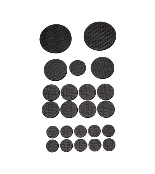 Pack de Protección con 50 Fieltros Adhesivos en Negro-2