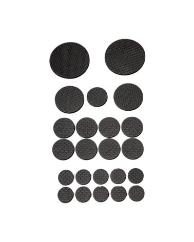 Pack de Protección con 50 Fieltros Adhesivos en Negro-2