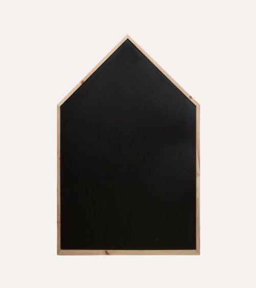 Pizarra Infantil con Forma de Casa de MDF