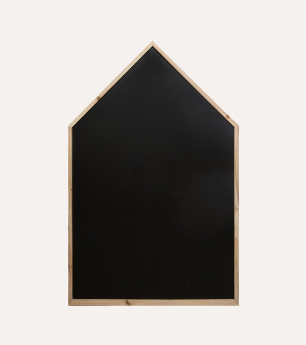 Pizarra Infantil con Forma de Casa de MDF