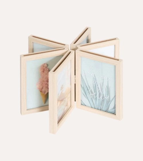 Marco de Fotos Múltiple Abanico para 12 Fotos