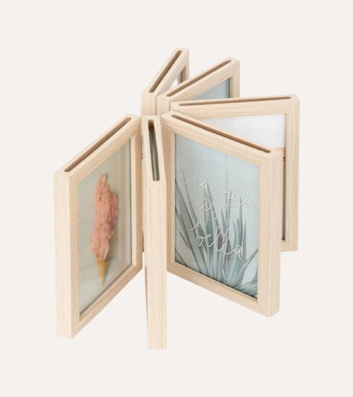 Marco de Fotos Múltiple Abanico para 12 Fotos