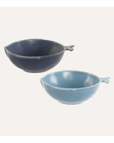 Bol en Forma de Pez de Porcelana