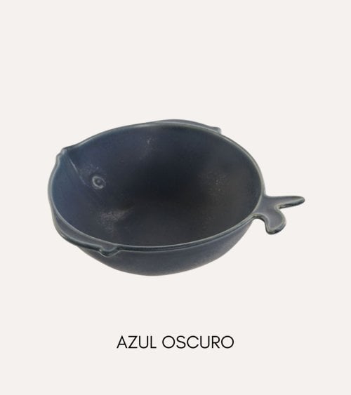 Bol en Forma de Pez de Porcelana