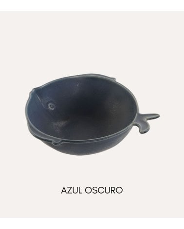 Bol en Forma de Pez de Porcelana