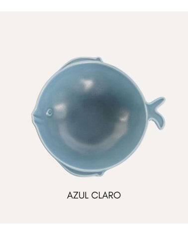 Bol en Forma de Pez de Porcelana