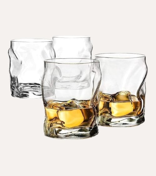 Set de 3 Vasos Sorgente de Vidrio