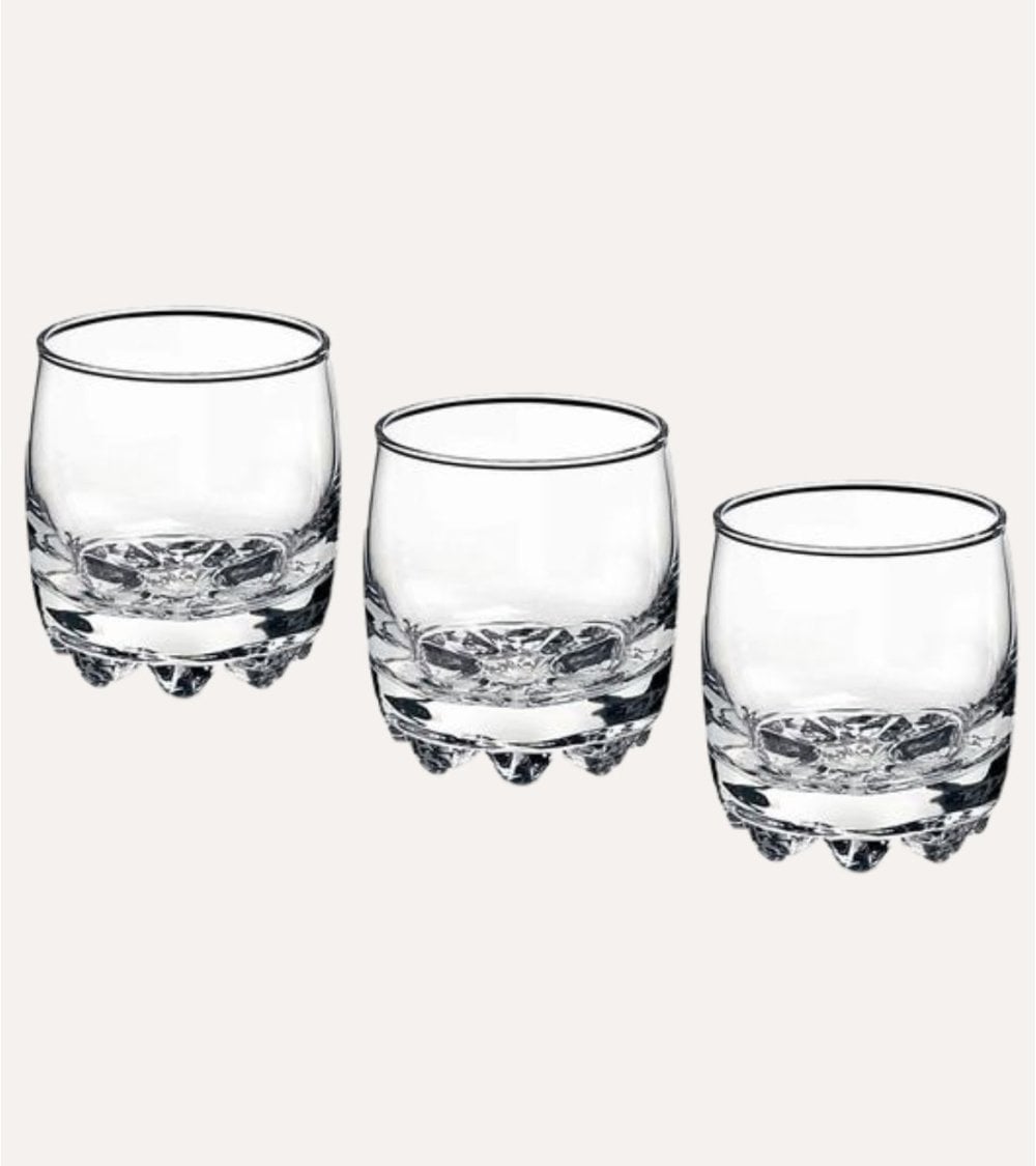 Set de 3 Vasos de Vino Galassia de Vidrio