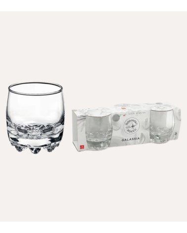 Set de 3 Vasos de Vino Galassia de Vidrio