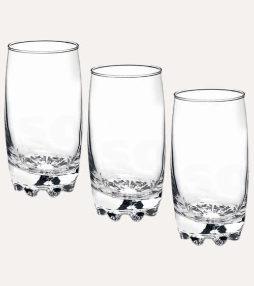 Set de 3 Vasos Altos Galassia de Vidrio