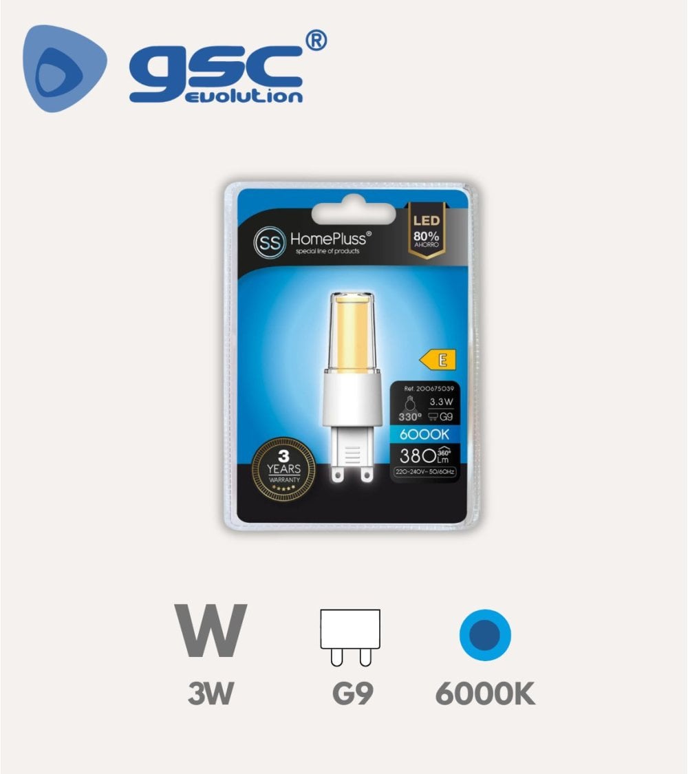 Bombilla LED Cob G9 3W