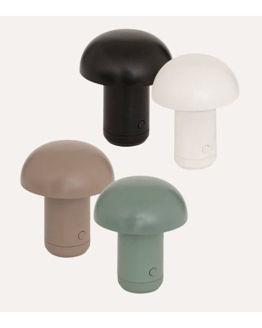 Lámpara de Mesa Lidi Estilo Seta de ABS