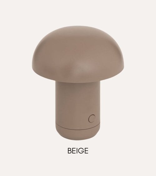 Lámpara de Mesa Lidi Estilo Seta de ABS