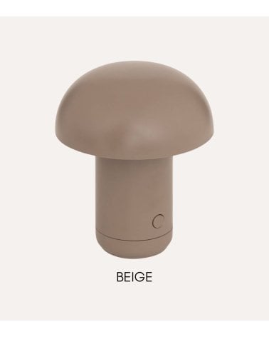 Lámpara de Mesa Lidi Estilo Seta de ABS