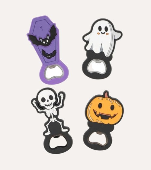 Abridor de Botellas Halloween de Goma y Metal