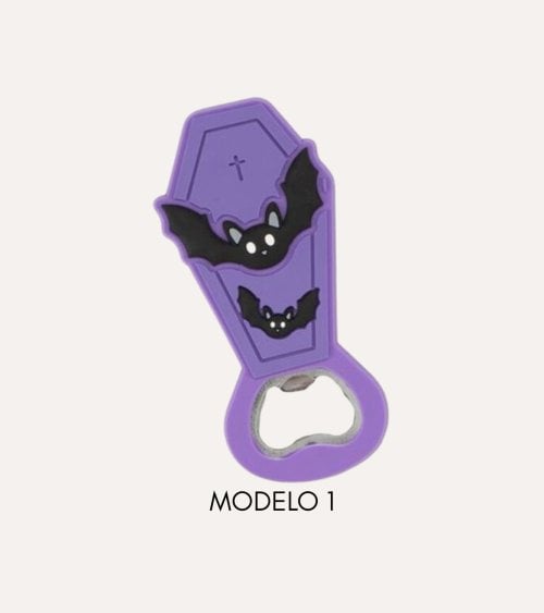 Abridor de Botellas Halloween de Goma y Metal