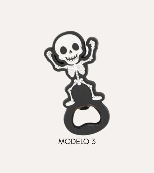 Abridor de Botellas Halloween de Goma y Metal